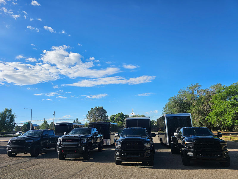 Mikes Moving Santa Fe 4 trucks
