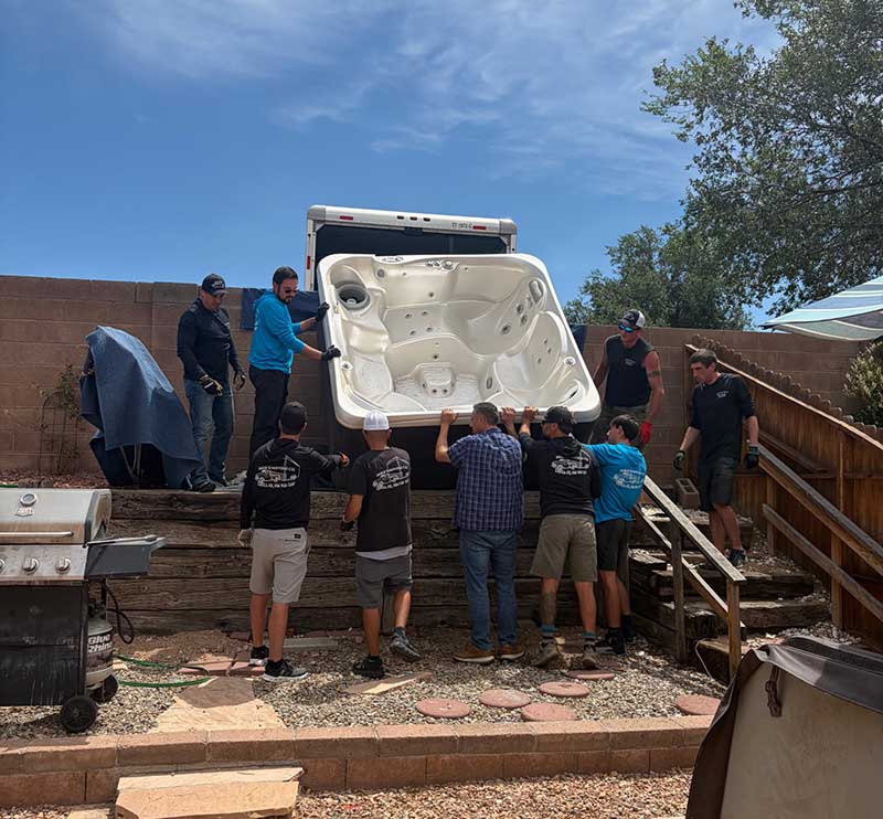 Mike directing the Santa Fe Moving Crew