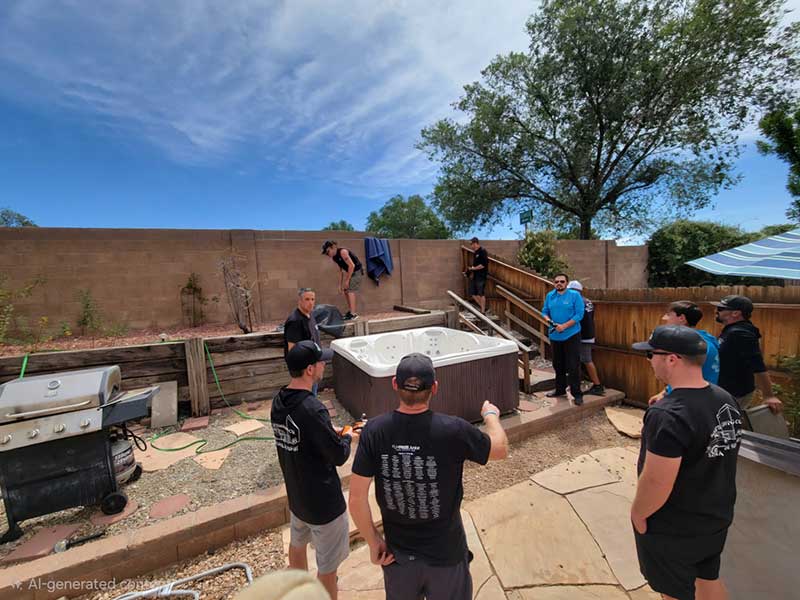 Mike directing the Santa Fe Moving Crew